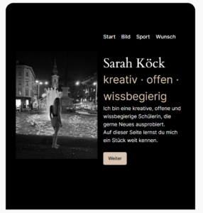Nachbau der HTML Website in WordPress