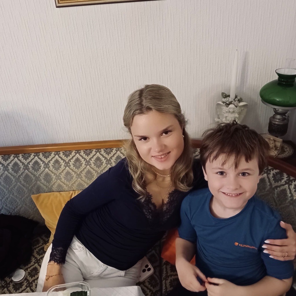 Bild von meinem Cousin und mir