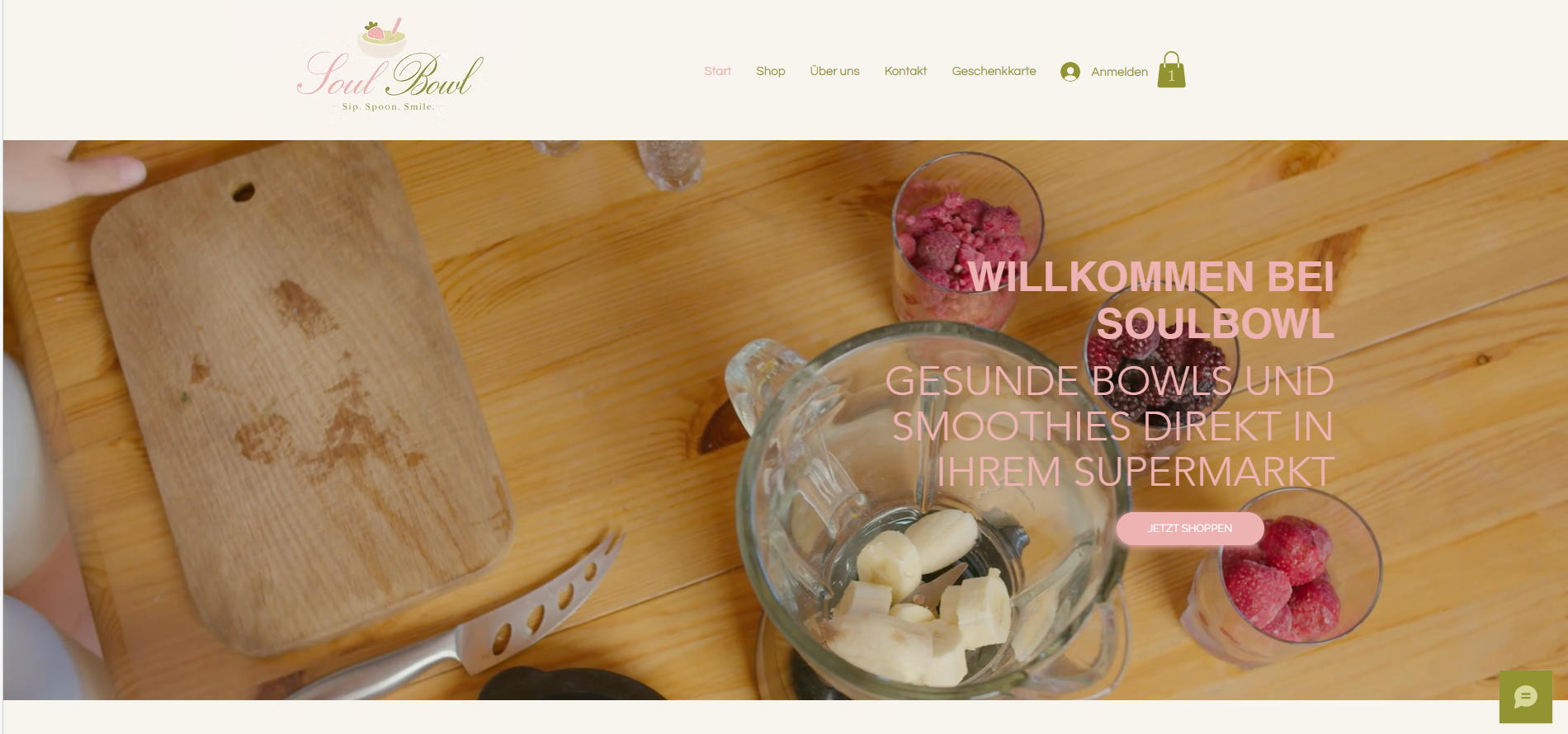 Unser Onlineshop gestaltet in Wix